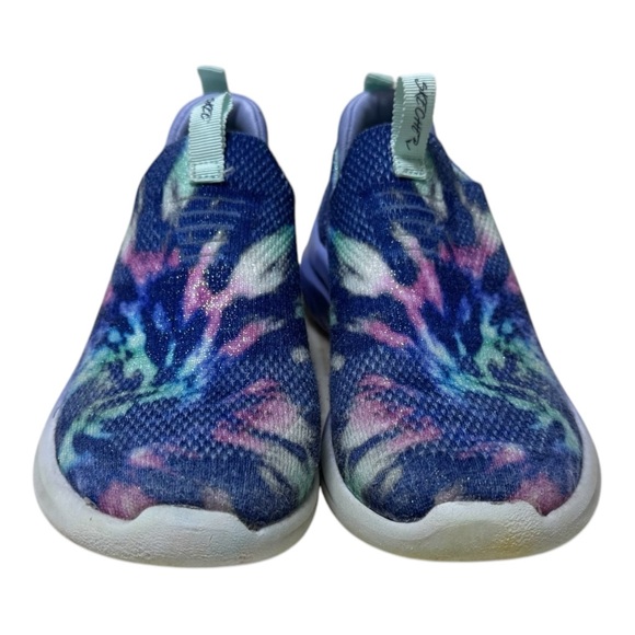 Skechers Kids Slip-On Tie Dye Comfort Sneakers | Girls Size 11 - Picture 4 of 8